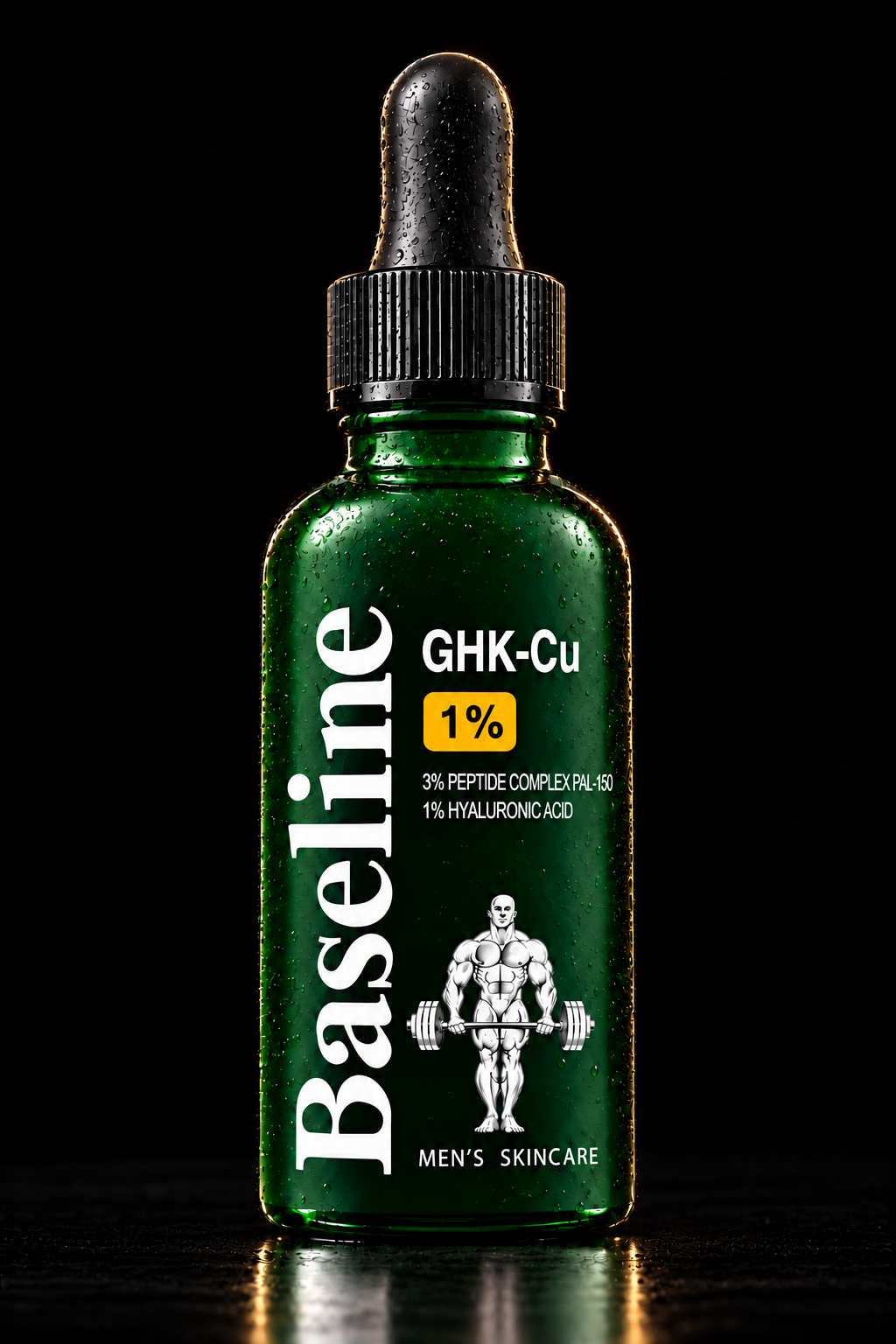 Baseline 1% GHK-Cu copper peptide face serum
